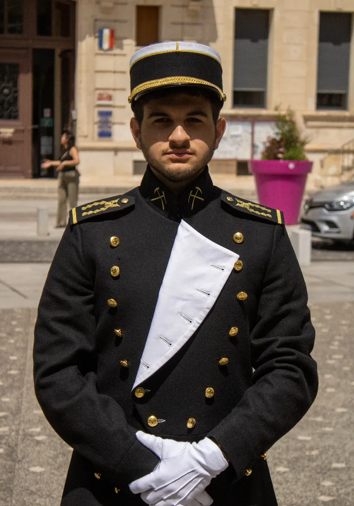 Gevorg Ishkhanyan in the traditional Mines uniform