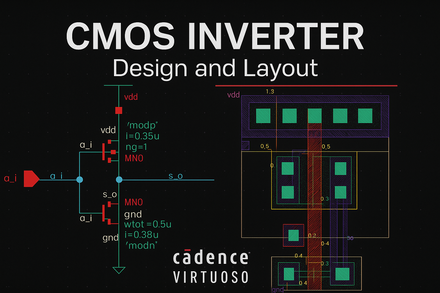 CMOS Design and Layout